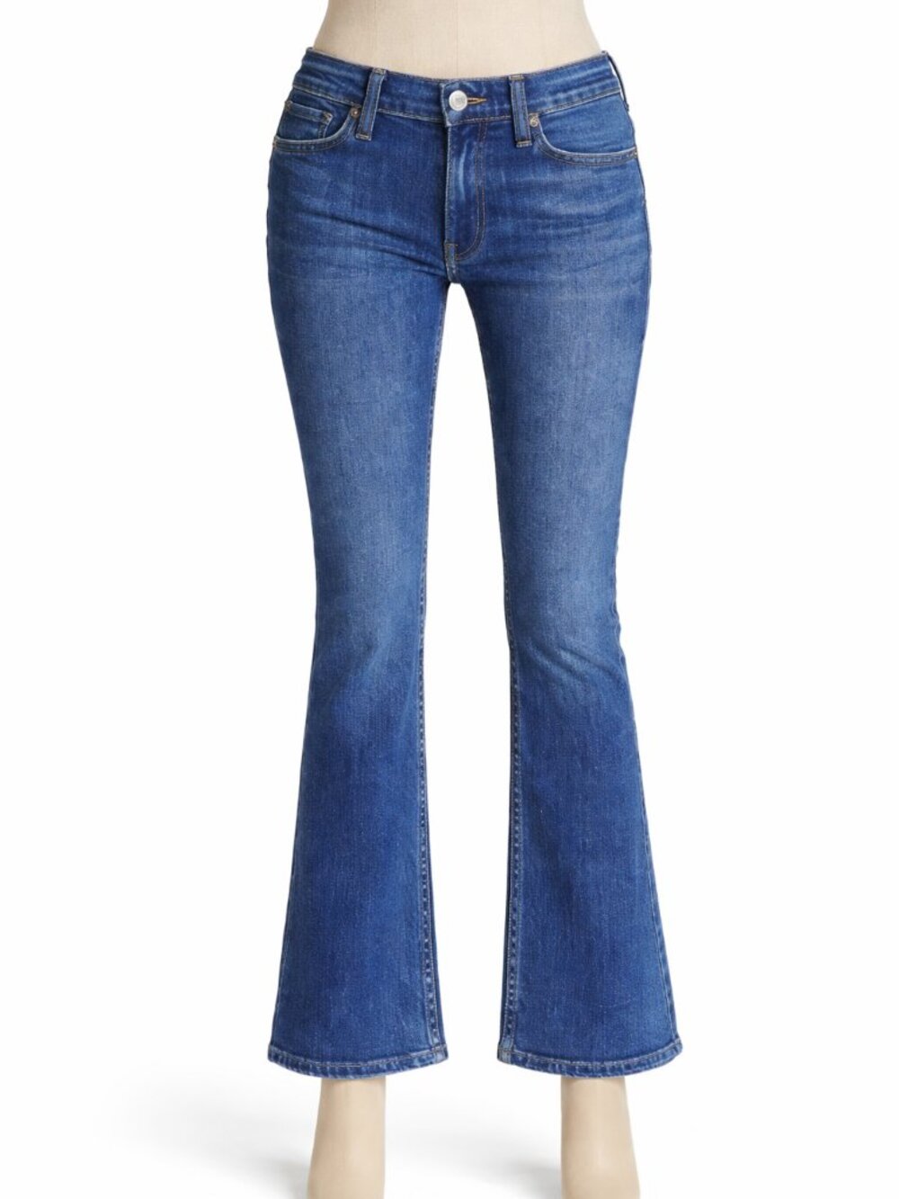 Re/Done Originals Women's Mid Rise Kick Flare Jeans size 26